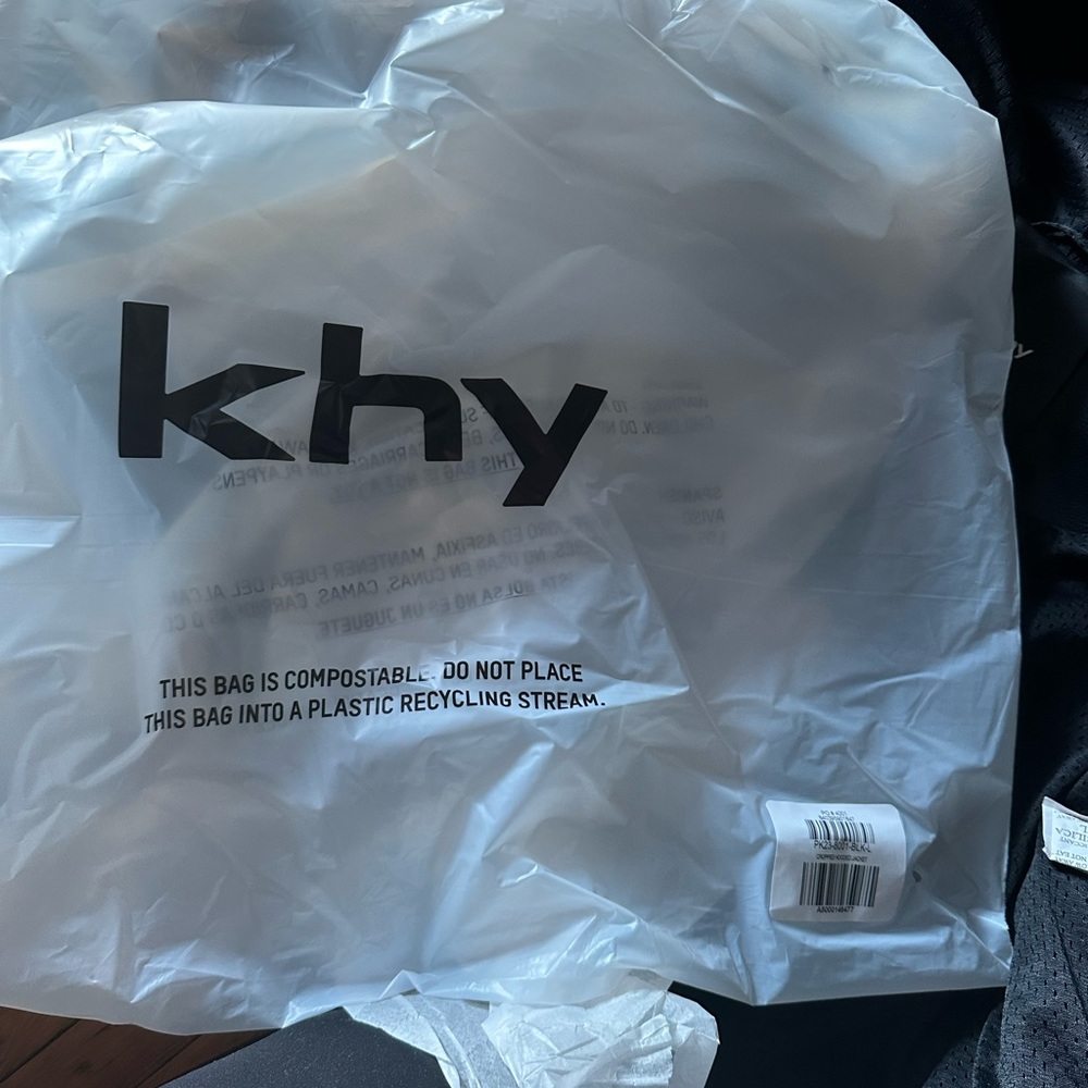 KHY faux leather cropped jacket